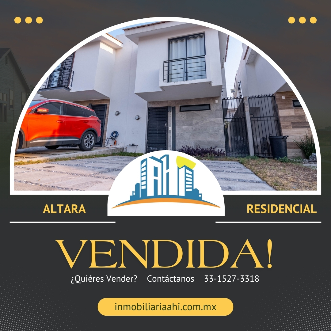 Casa VENDIDA! En Altara Residencial