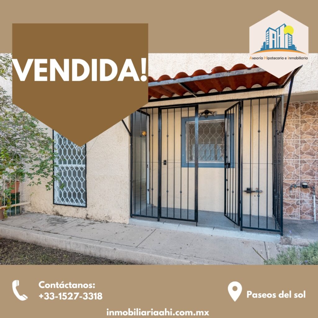 Departamento VENDIDO! En Paseos Del Sol